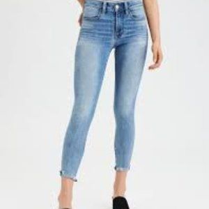 American Eagle high rise jegging crop (short)